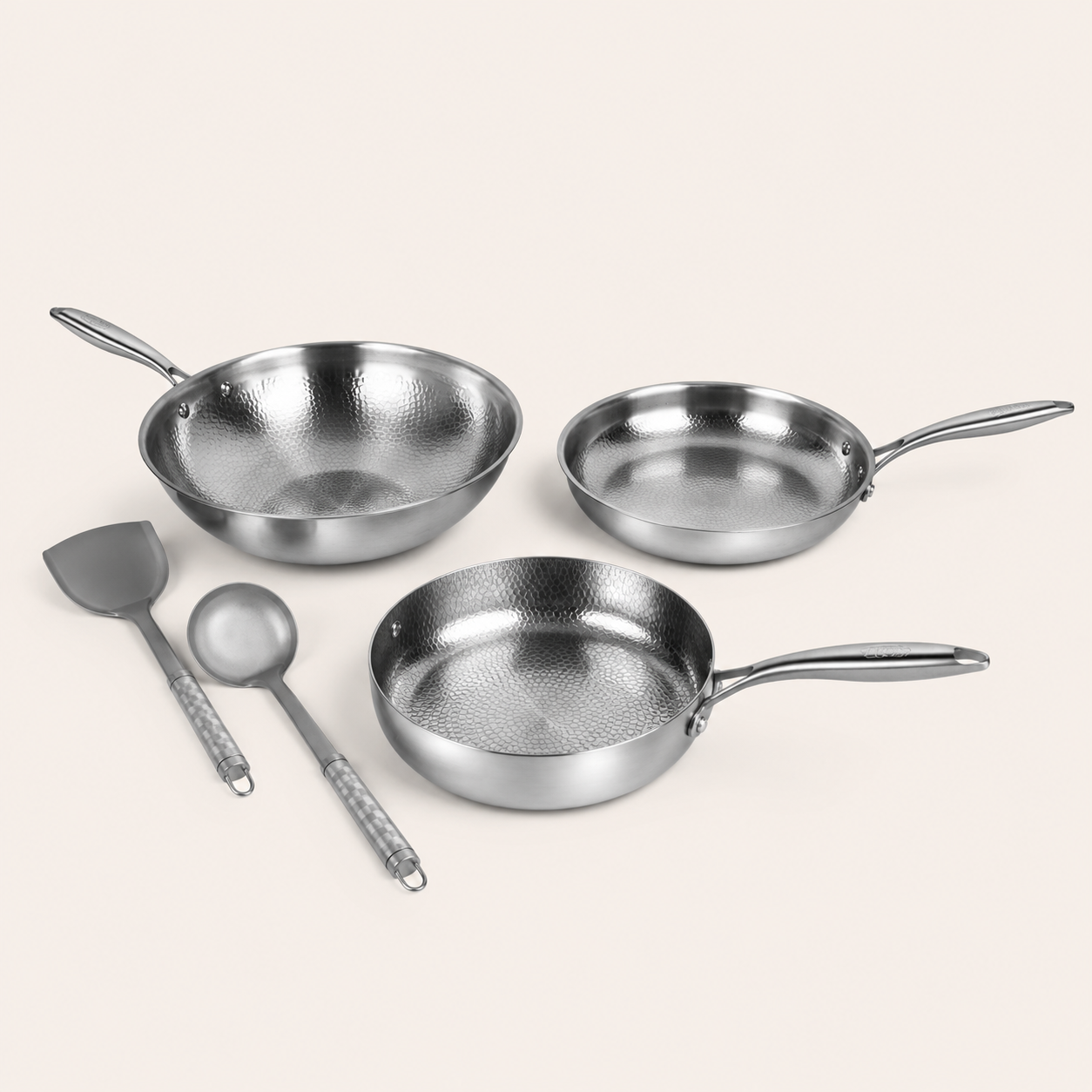 Titanium Hammered Pro Set