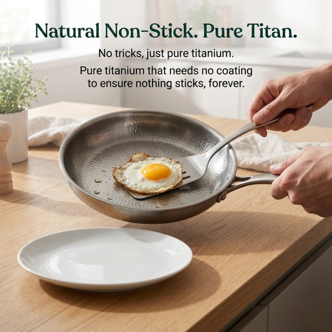 Pure Titanium Frying Pan