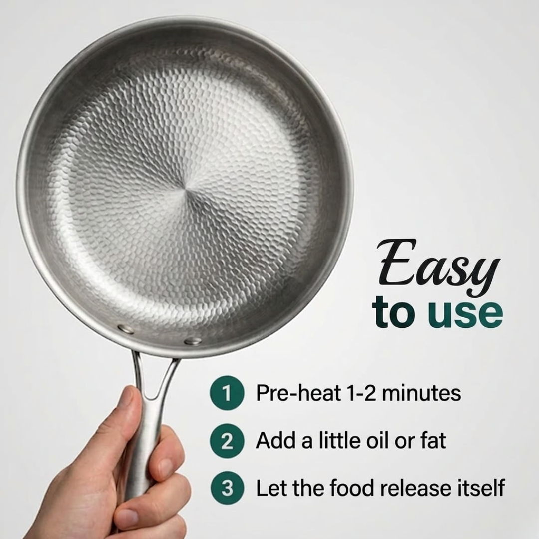 Pure Titanium Frying Pan