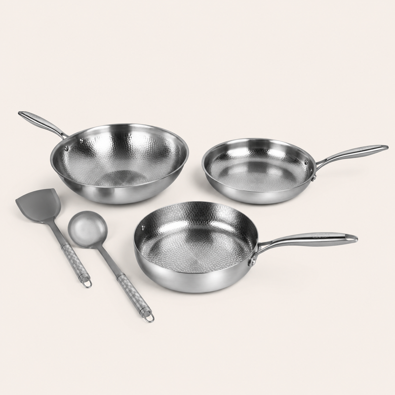 Titanium Hammered Pro Set