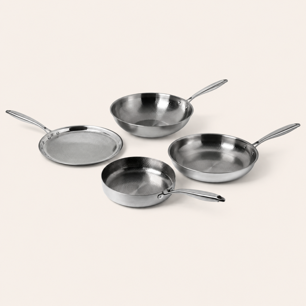 Titanium Hammered Collection